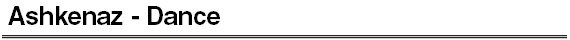 Ashkenaz - Dance
