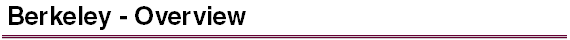 Berkeley - Overview